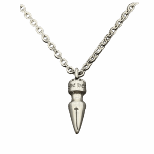 Sugargoo Spreadsheets Chrome heart necklace