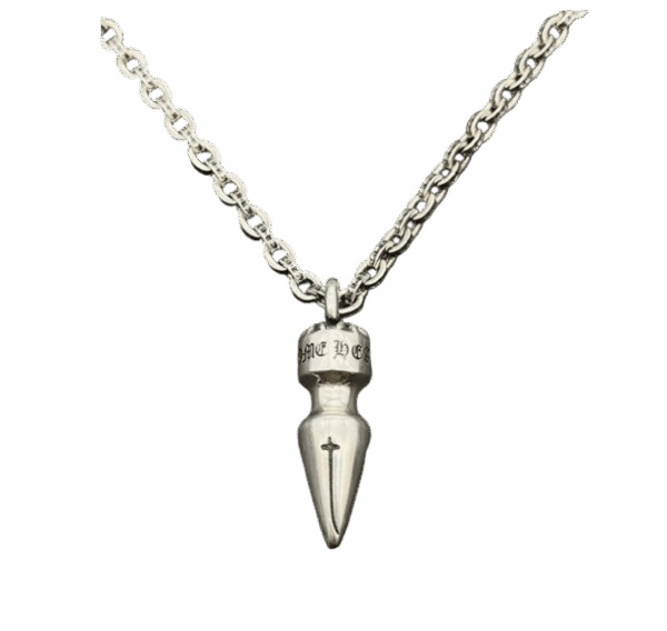 Sugargoo Spreadsheets Chrome heart necklace