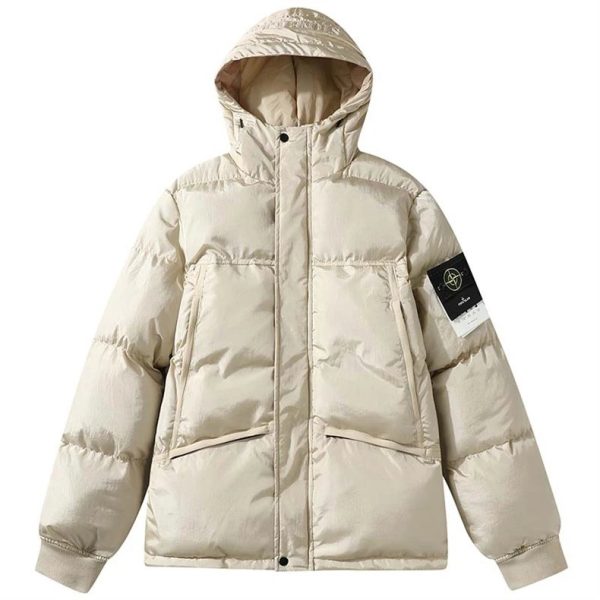 Sugargoo Spreadsheets Stone Island Crinkle Reps Down Puffer Jacket Black Coat Medium