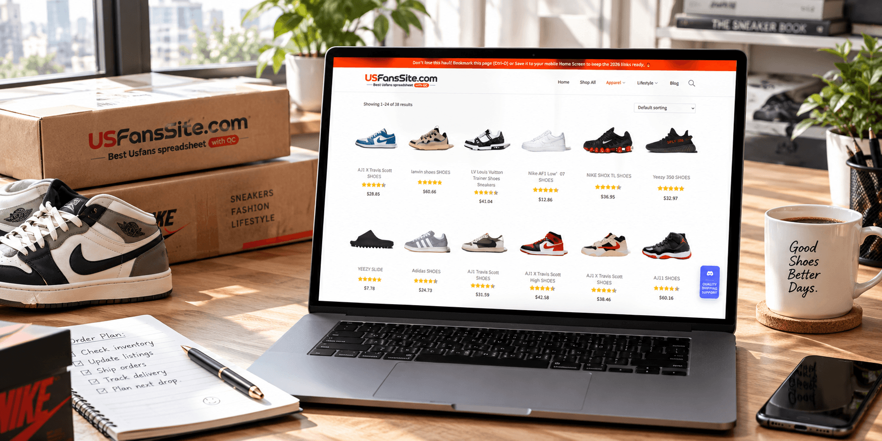 Sugargoo spreadsheet Shoes